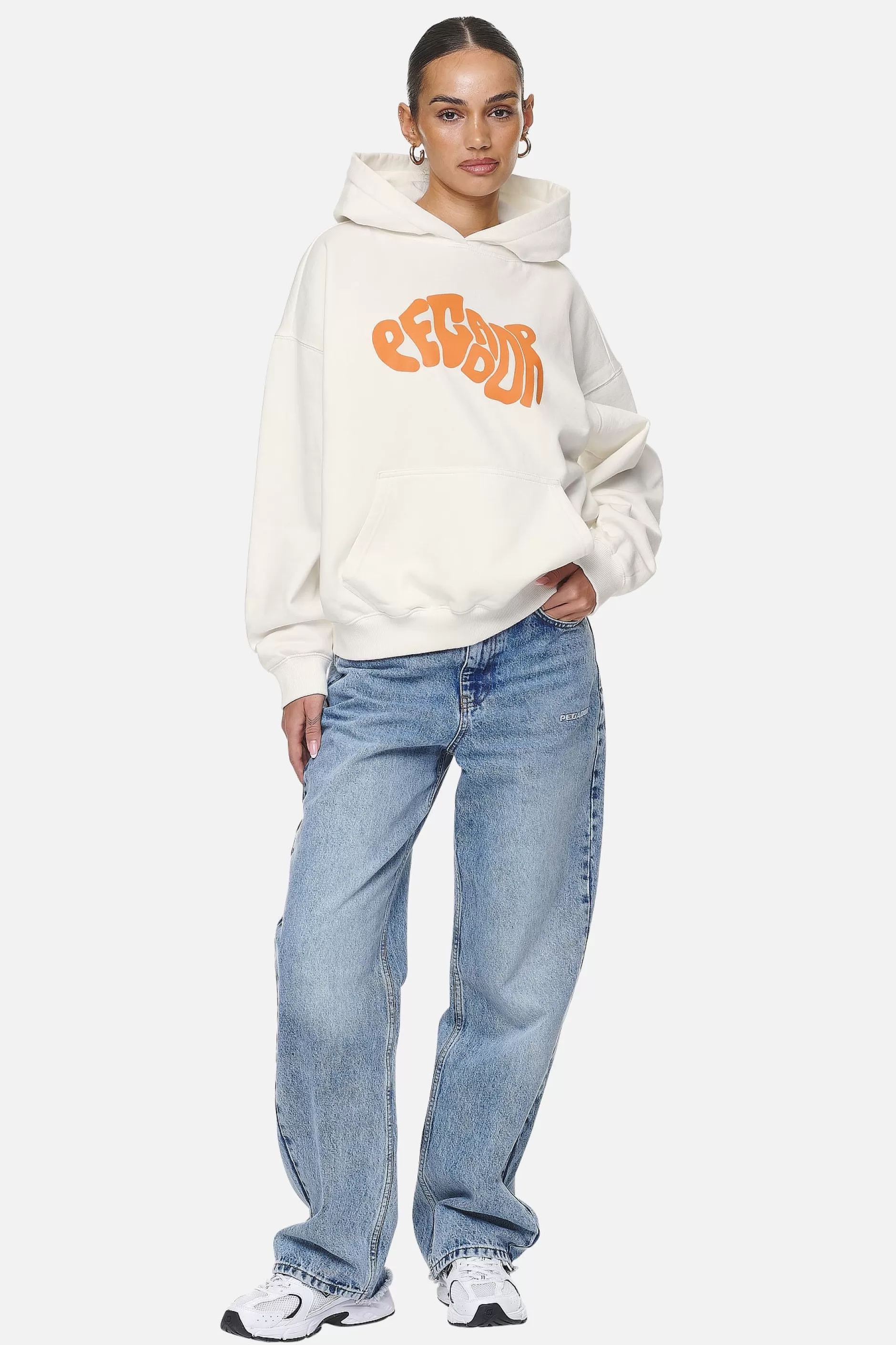 Sale Pegador Paluma Oversized Hoodie  Washed Coconut Milk