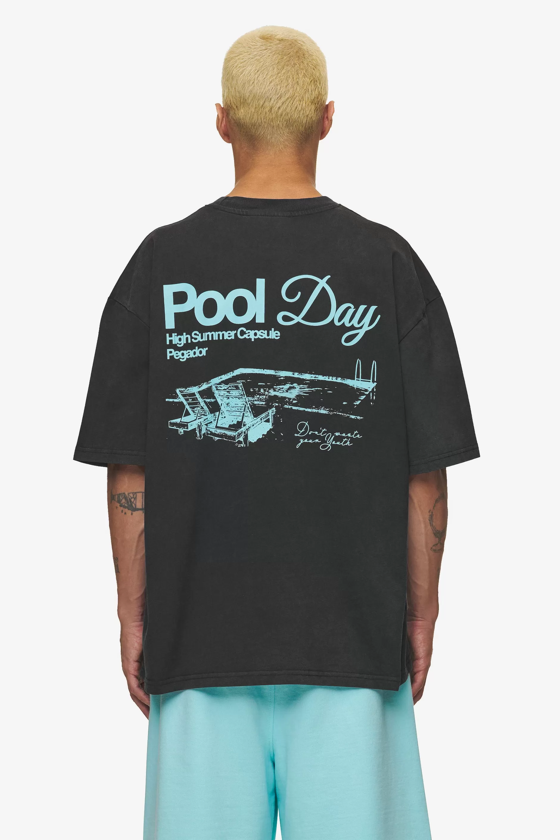 Cheap Pegador Patino Oversized Tee Vintage black