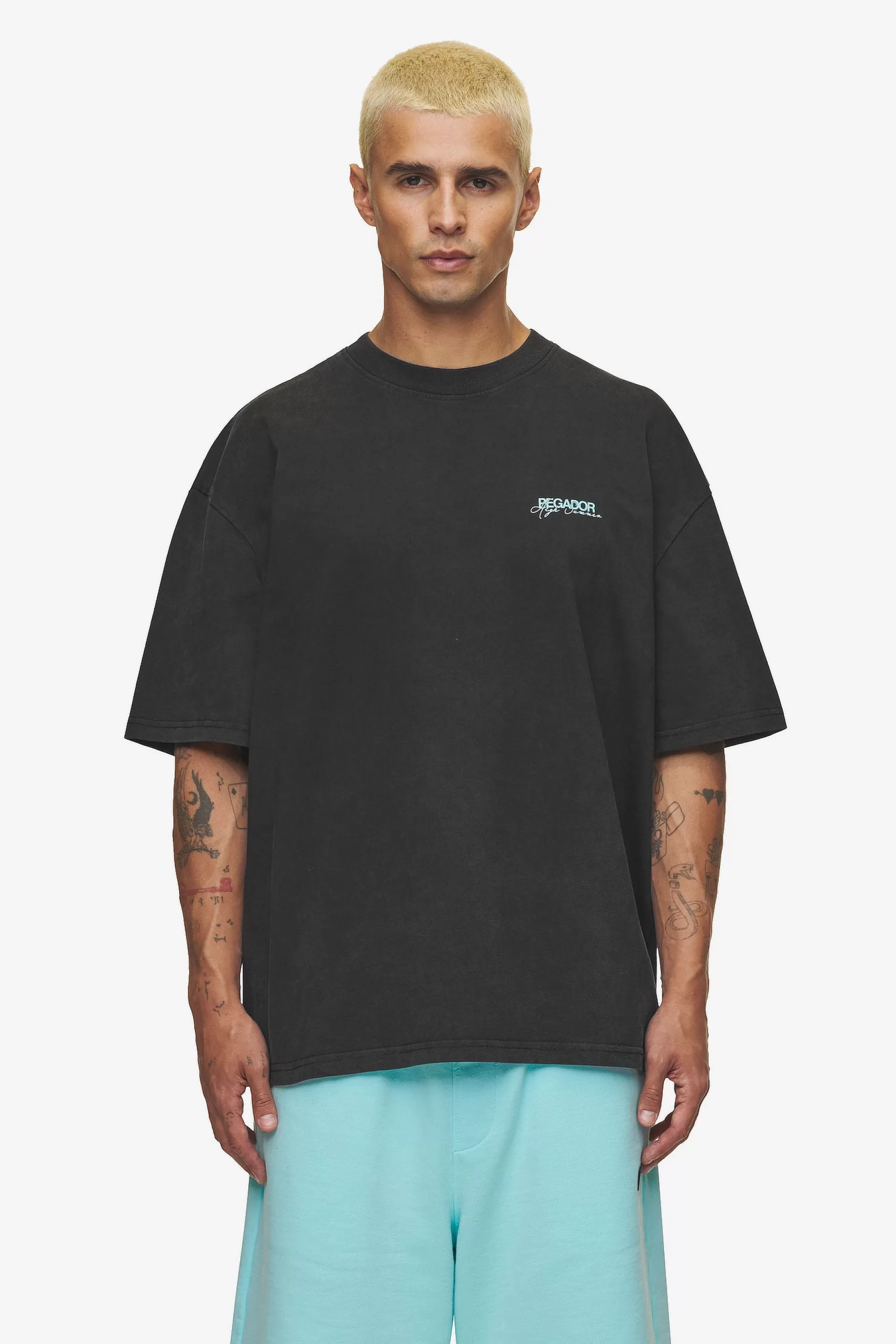 Cheap Pegador Patino Oversized Tee Vintage black