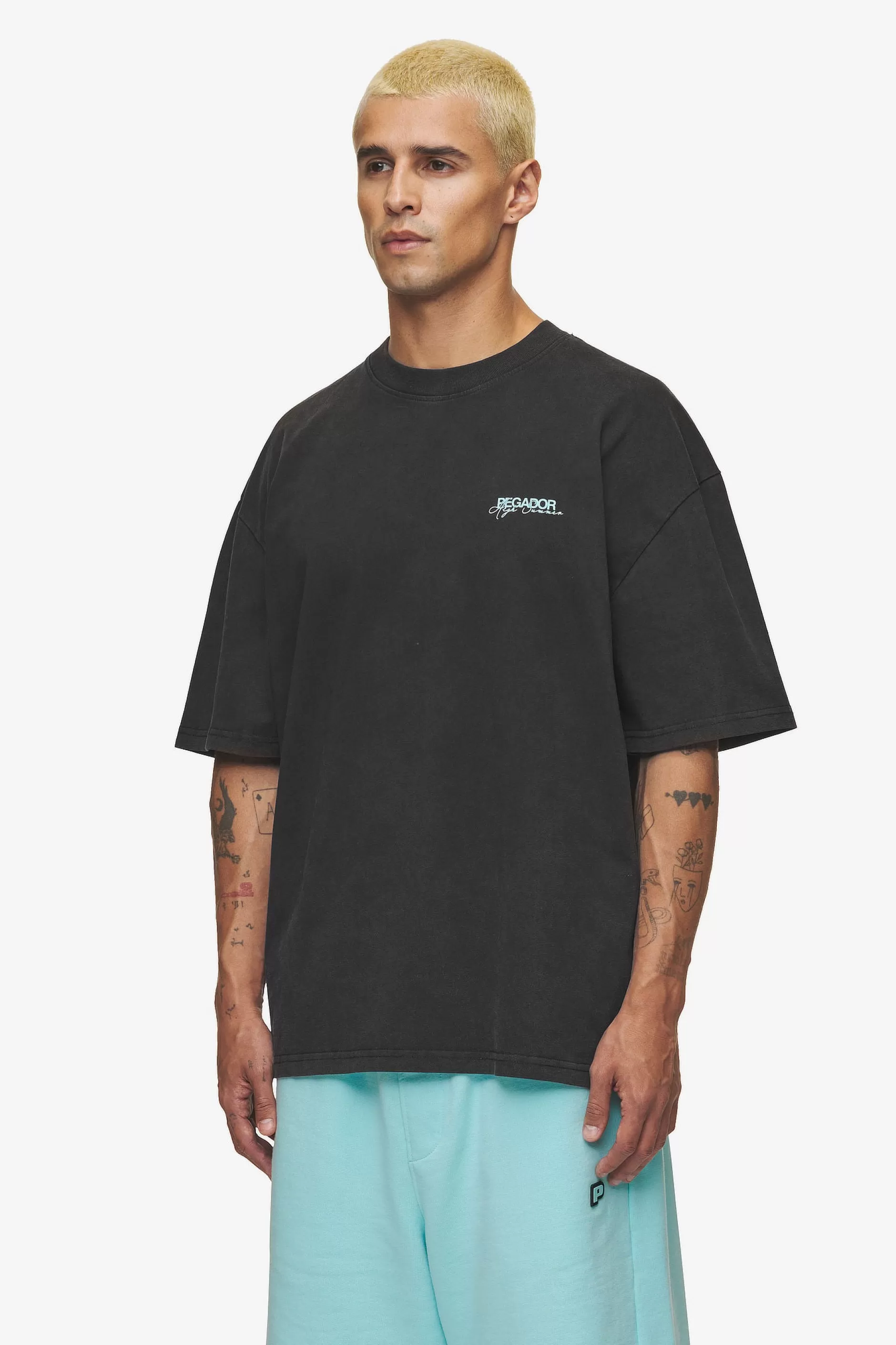 Cheap Pegador Patino Oversized Tee Vintage black