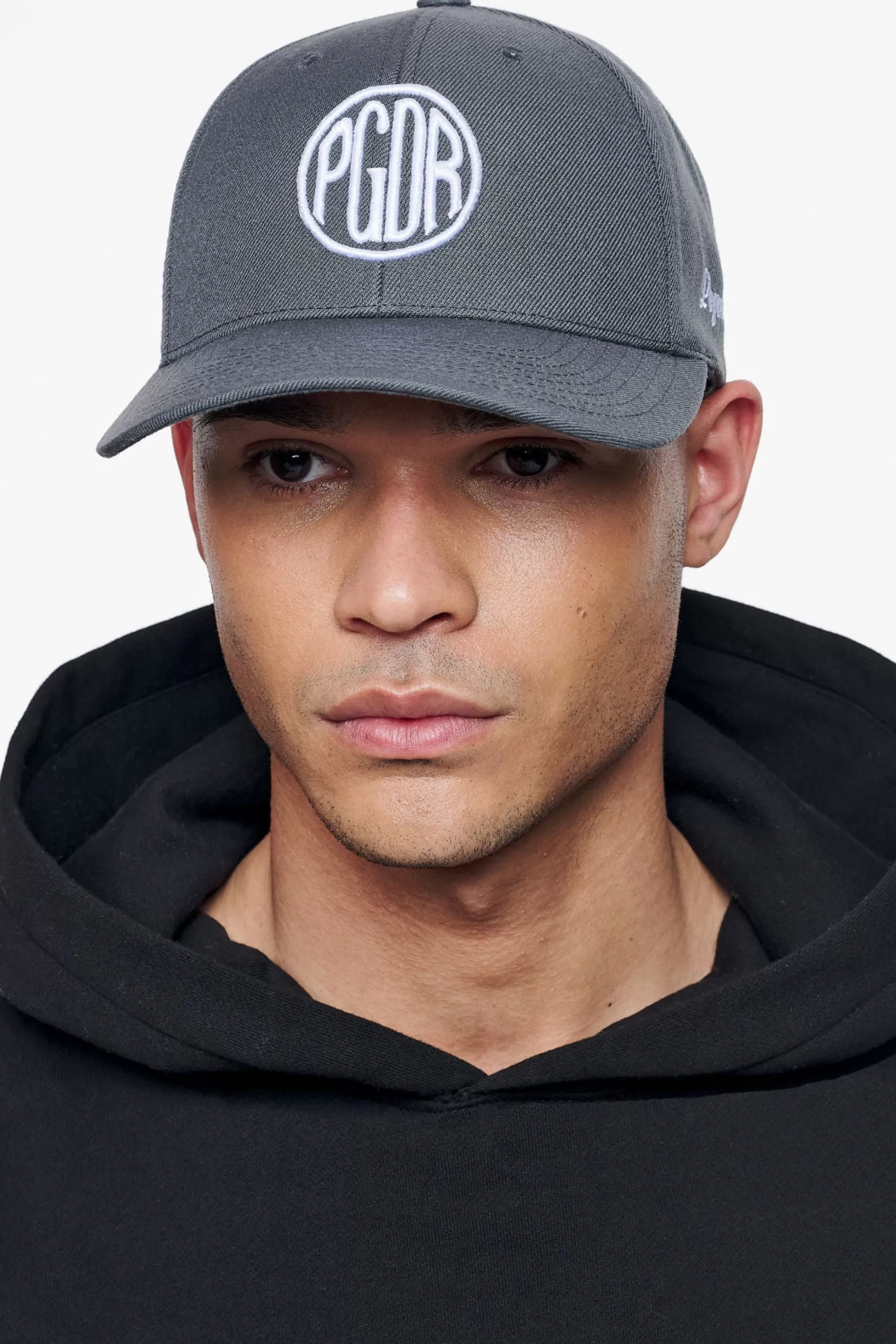 Shop Pegador Percy Curved Cap Dark Grey