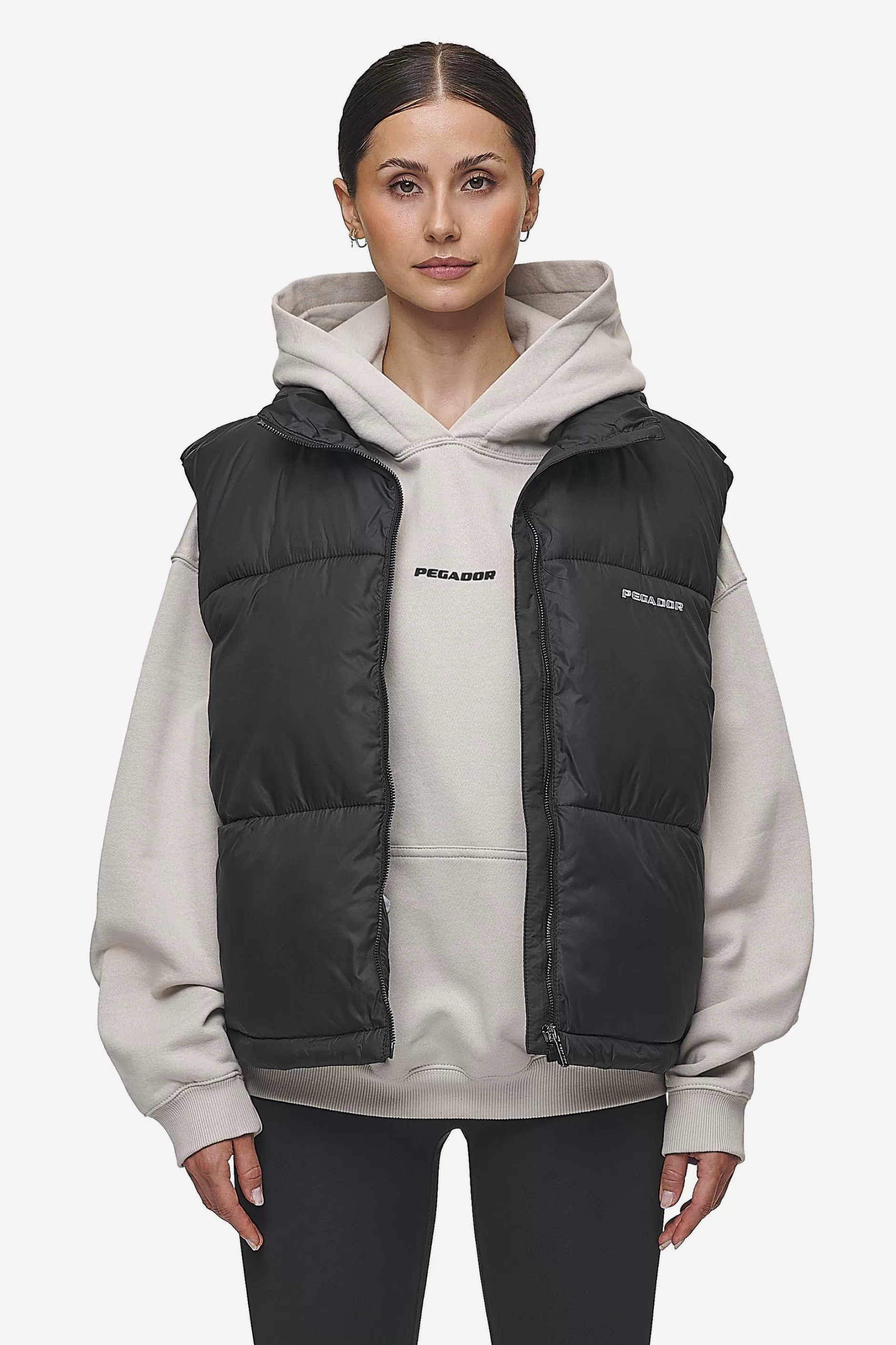 Online Pegador Priory Puffer Vest Black