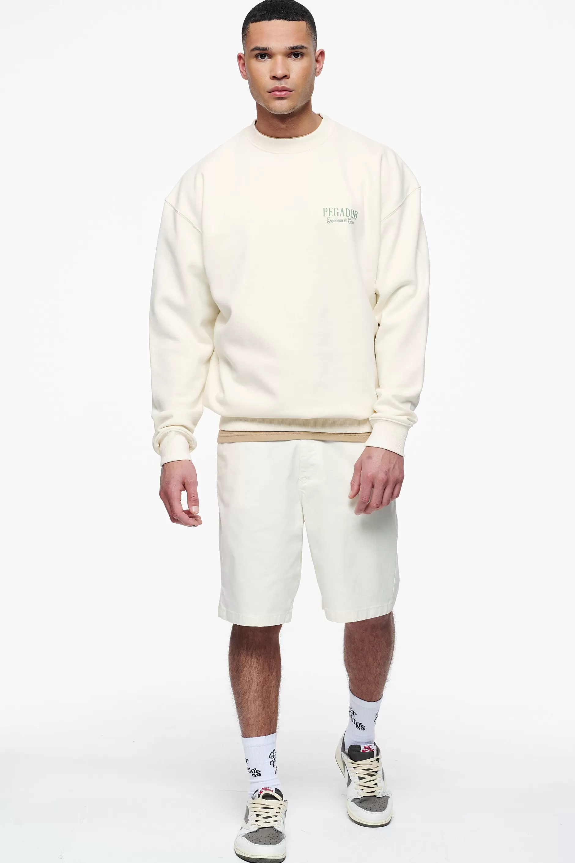 Cheap Pegador Racoon Oversized Sweater Vintage Washed Unbleached
