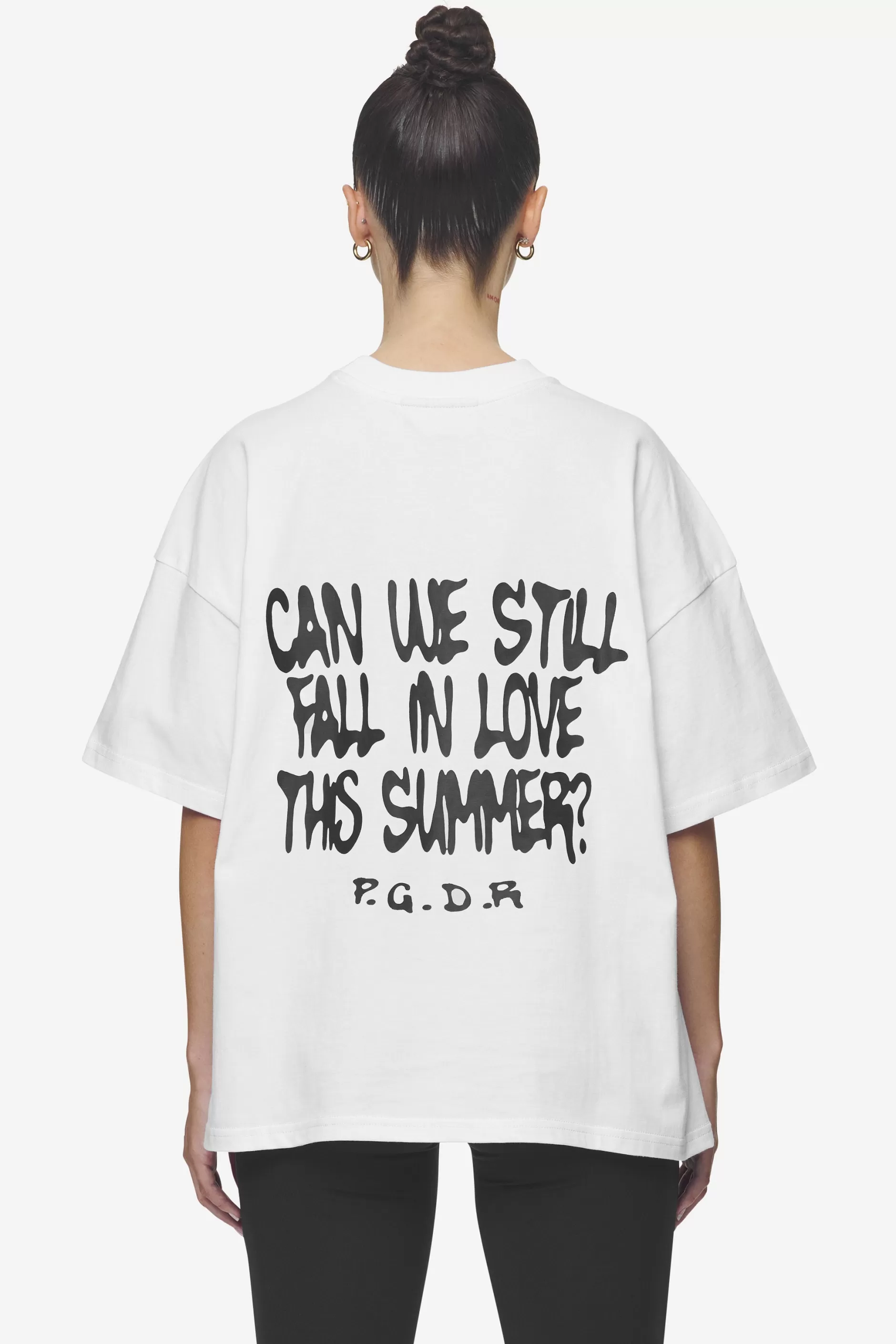 Flash Sale Pegador Ramira Heavy Oversized Tee White