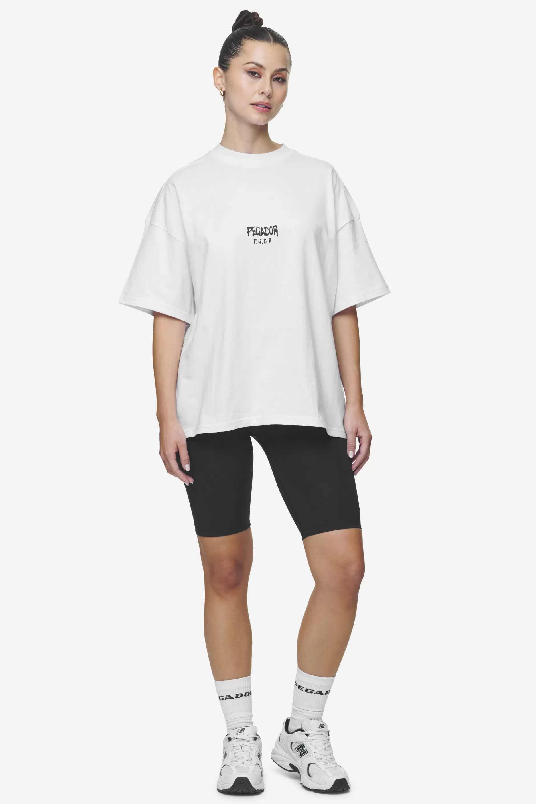 Flash Sale Pegador Ramira Heavy Oversized Tee White