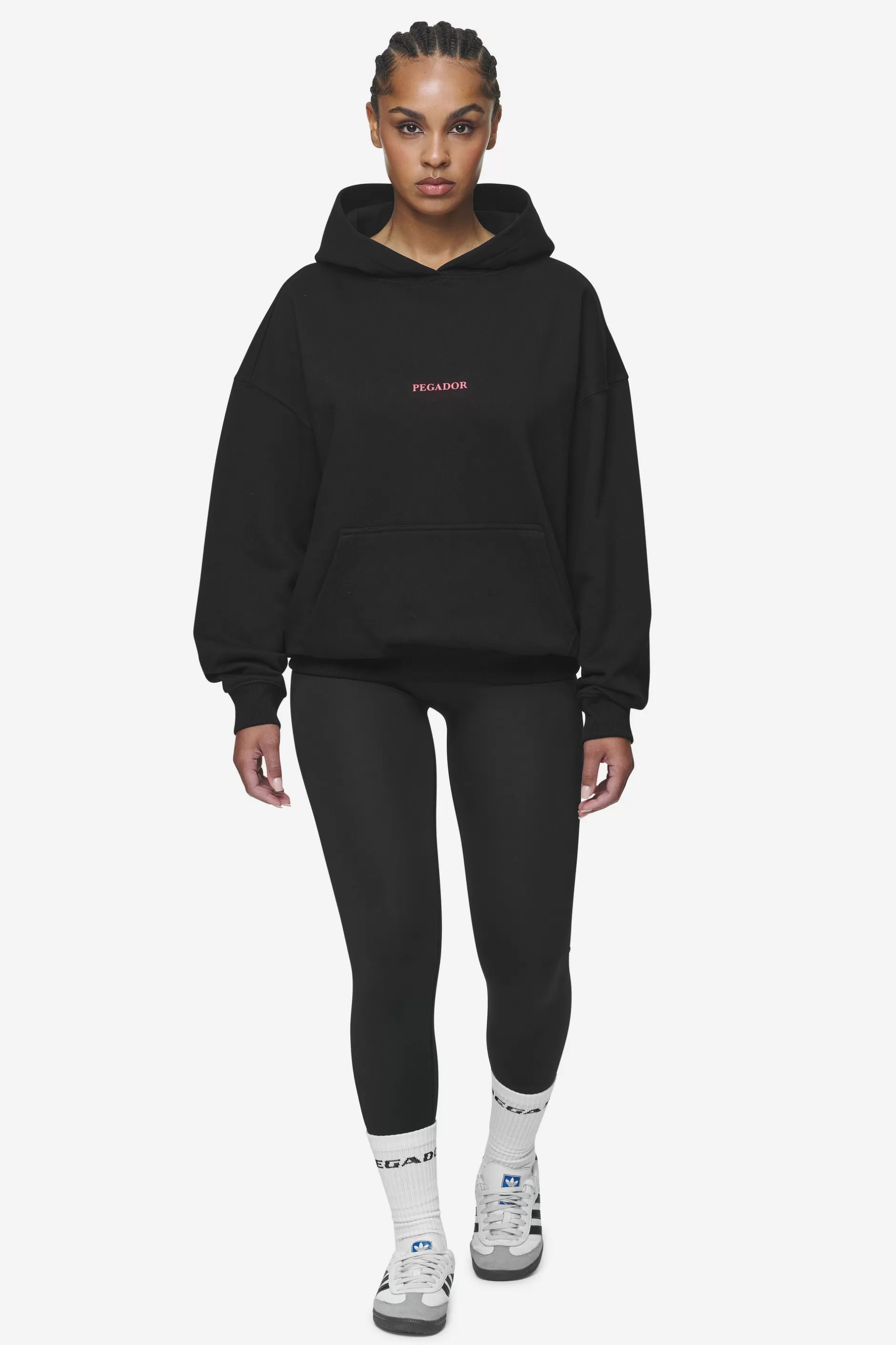 Shop Pegador Reyna Oversized Hoodie Black