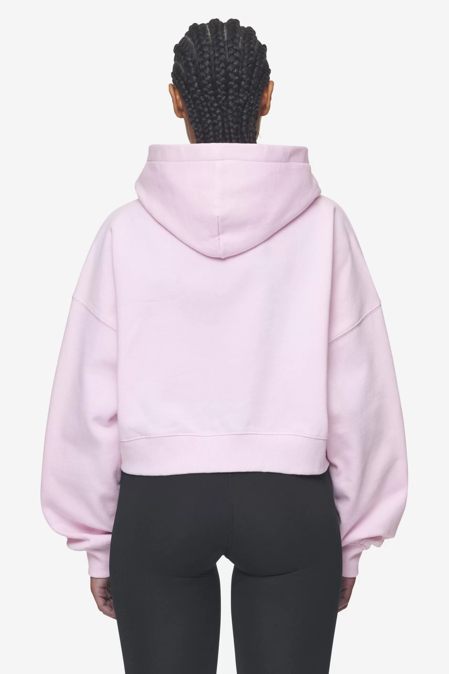 Clearance Pegador Salita Oversized Cropped Hoodie White Gum Washed bubblegum