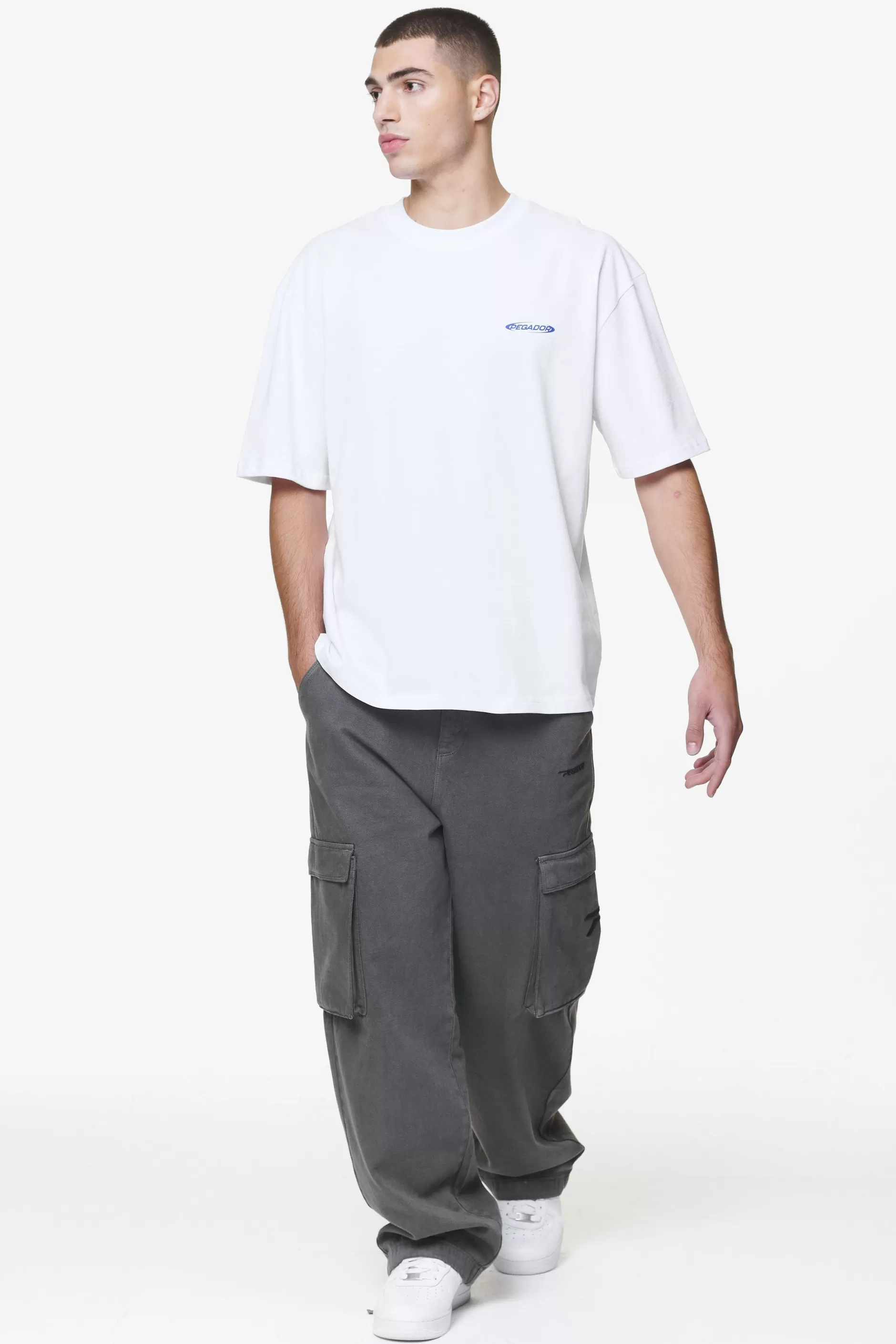 Outlet Pegador Sanit Oversized Tee White