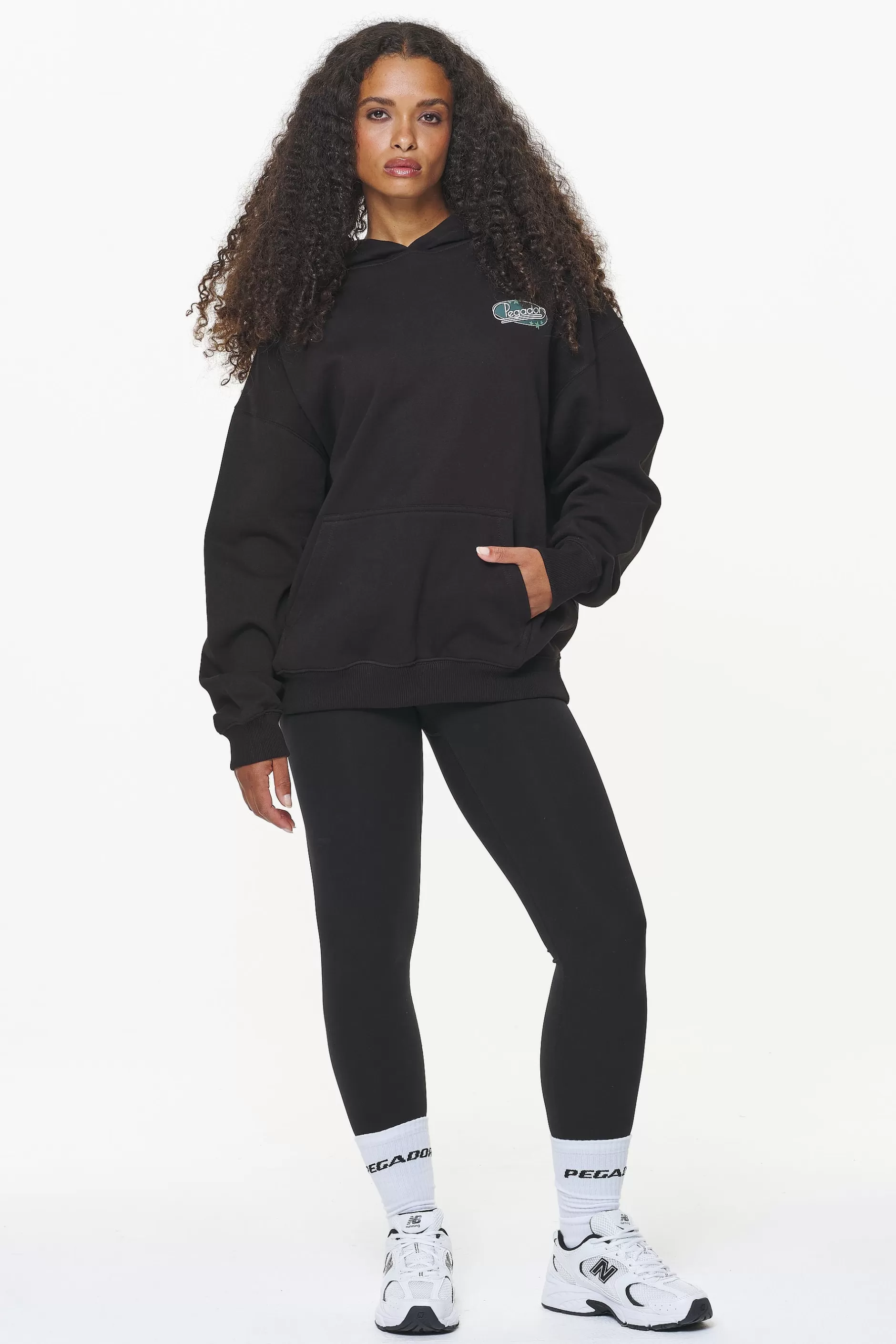 Cheap Pegador Savile Oversized Hoodie Black