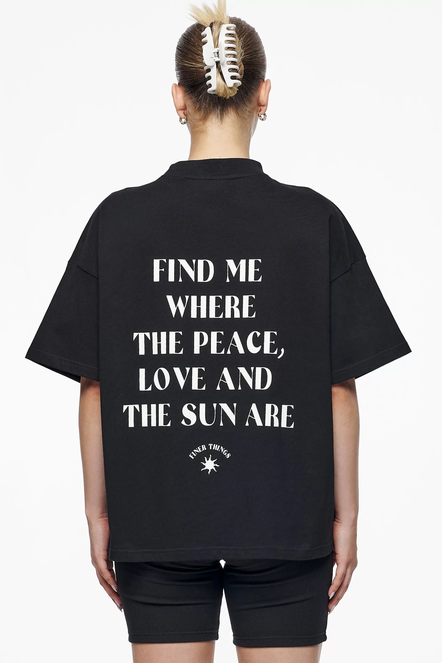 Best Pegador Siena Heavy Oversized Tee Washed Vintage Black