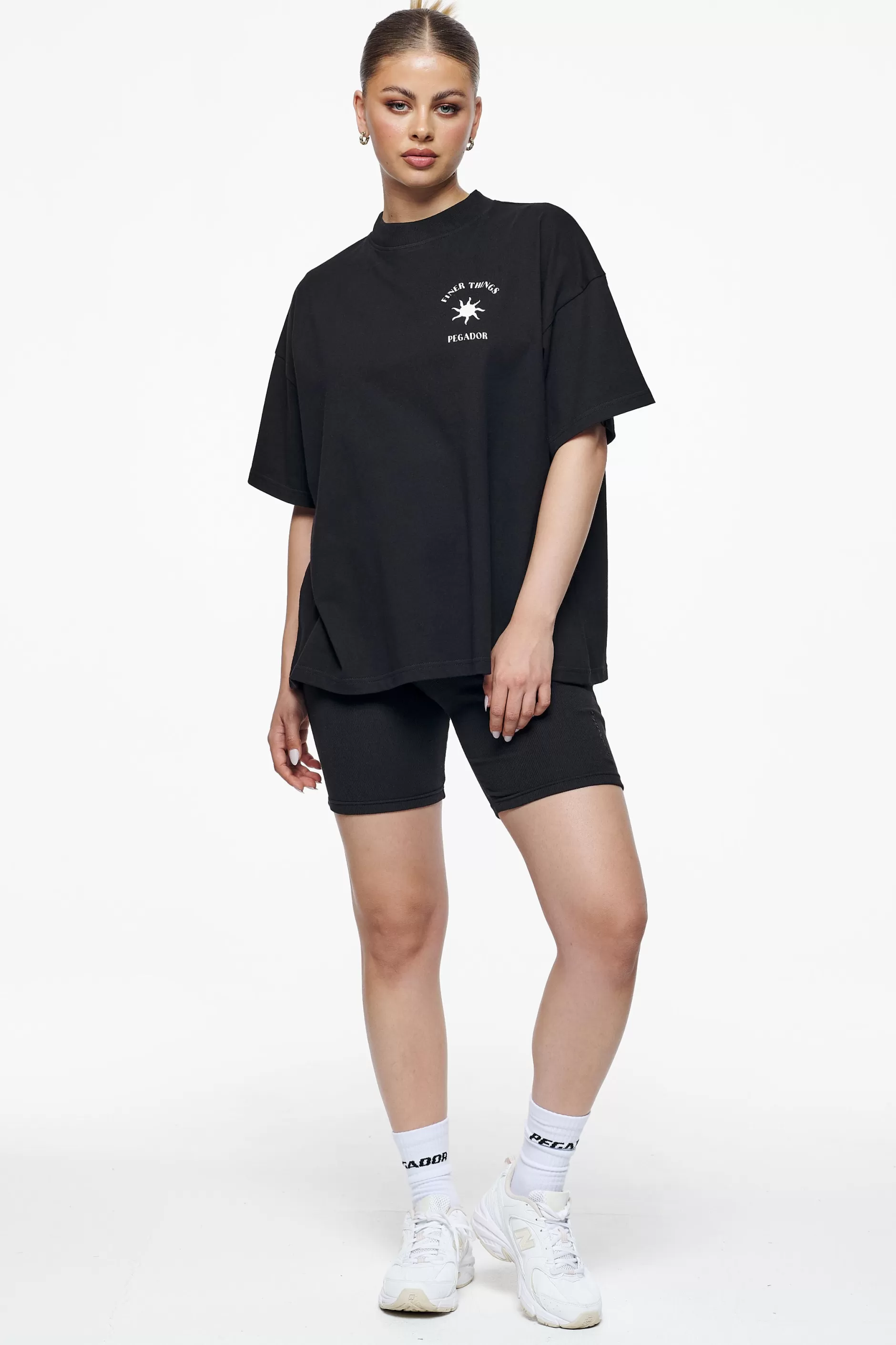 Best Pegador Siena Heavy Oversized Tee Washed Vintage Black