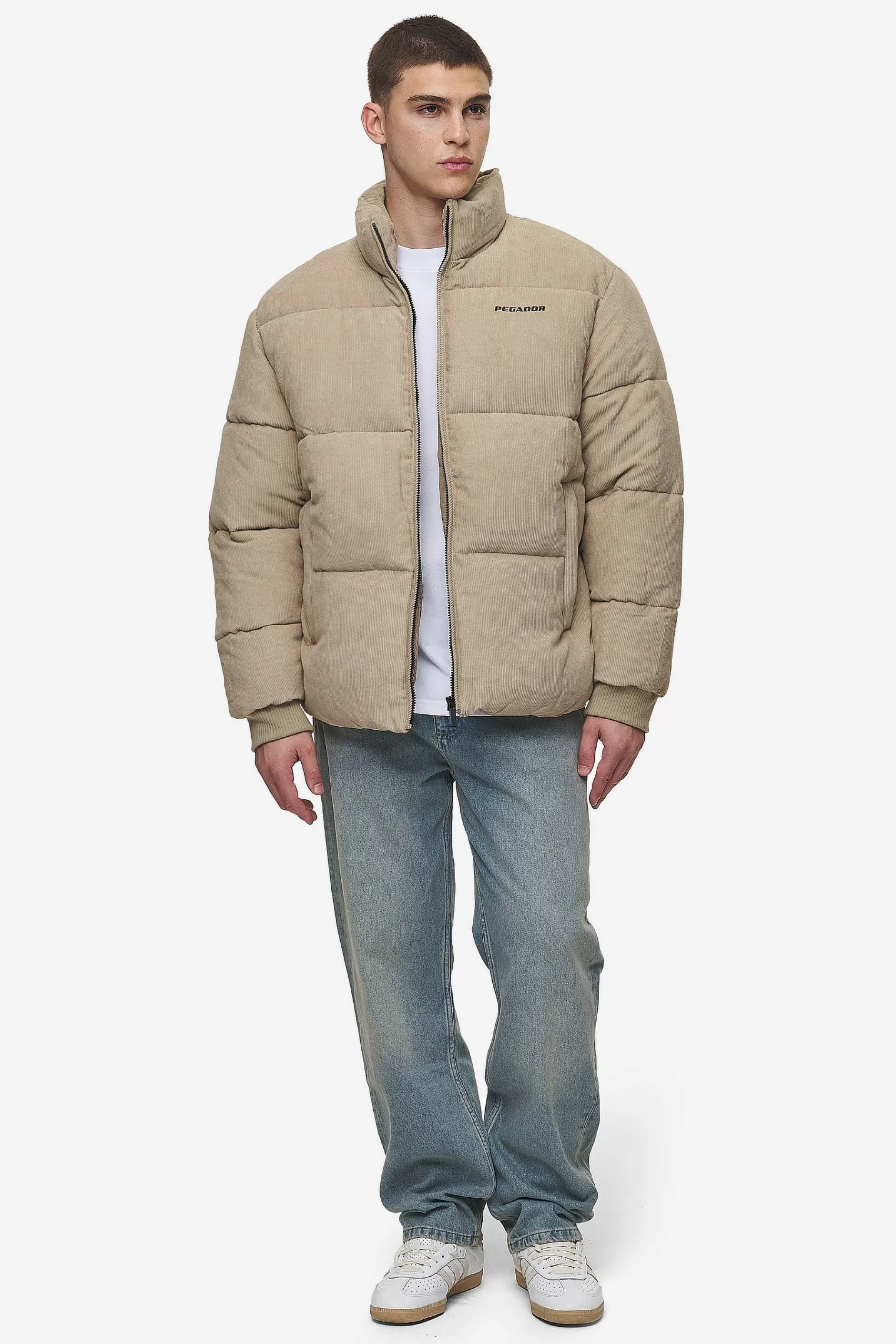 Sale Pegador Solin Cord Puffer Jacket Sand