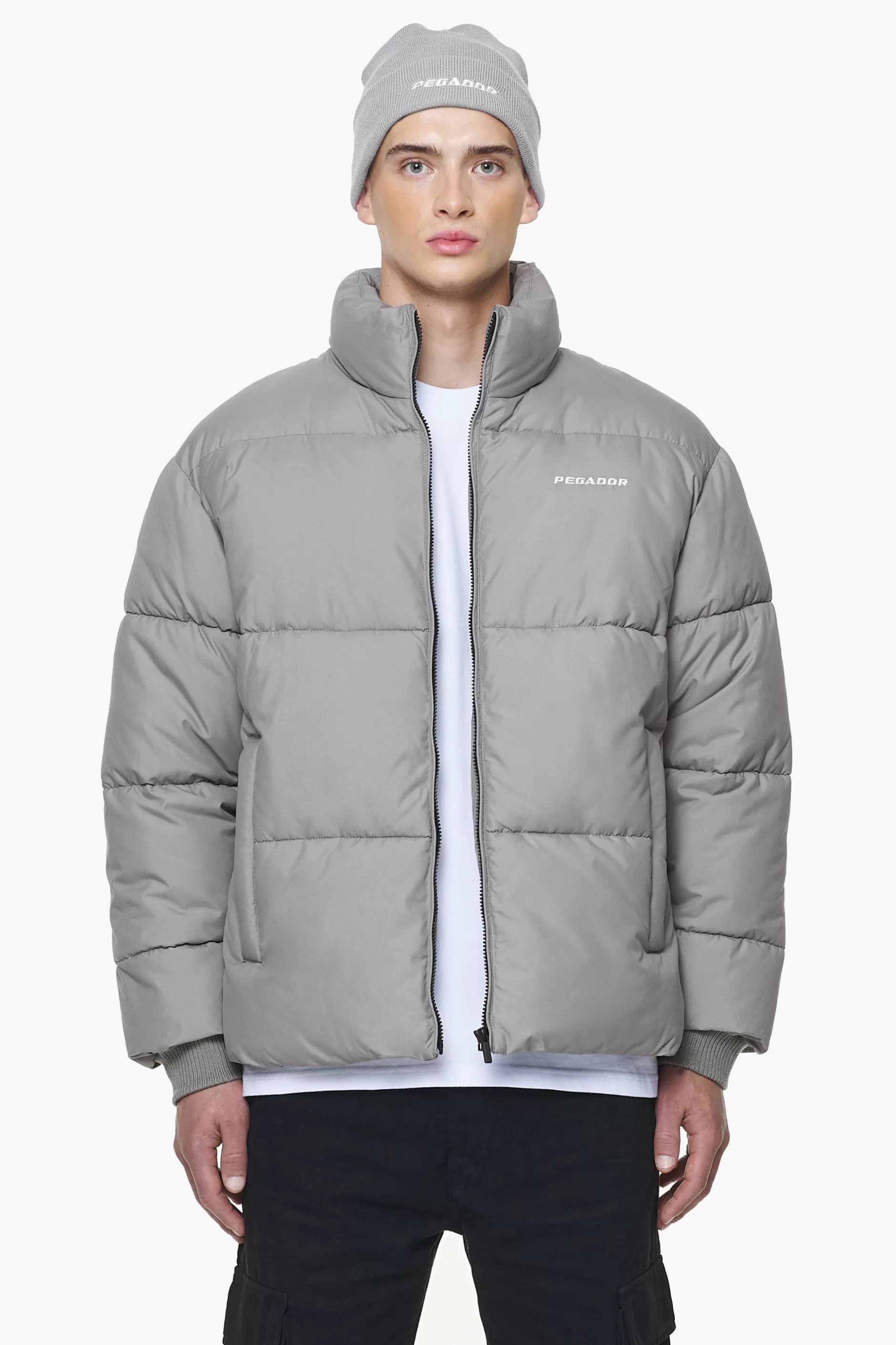 Discount Pegador Solin Puffer Jacket Rock Grey