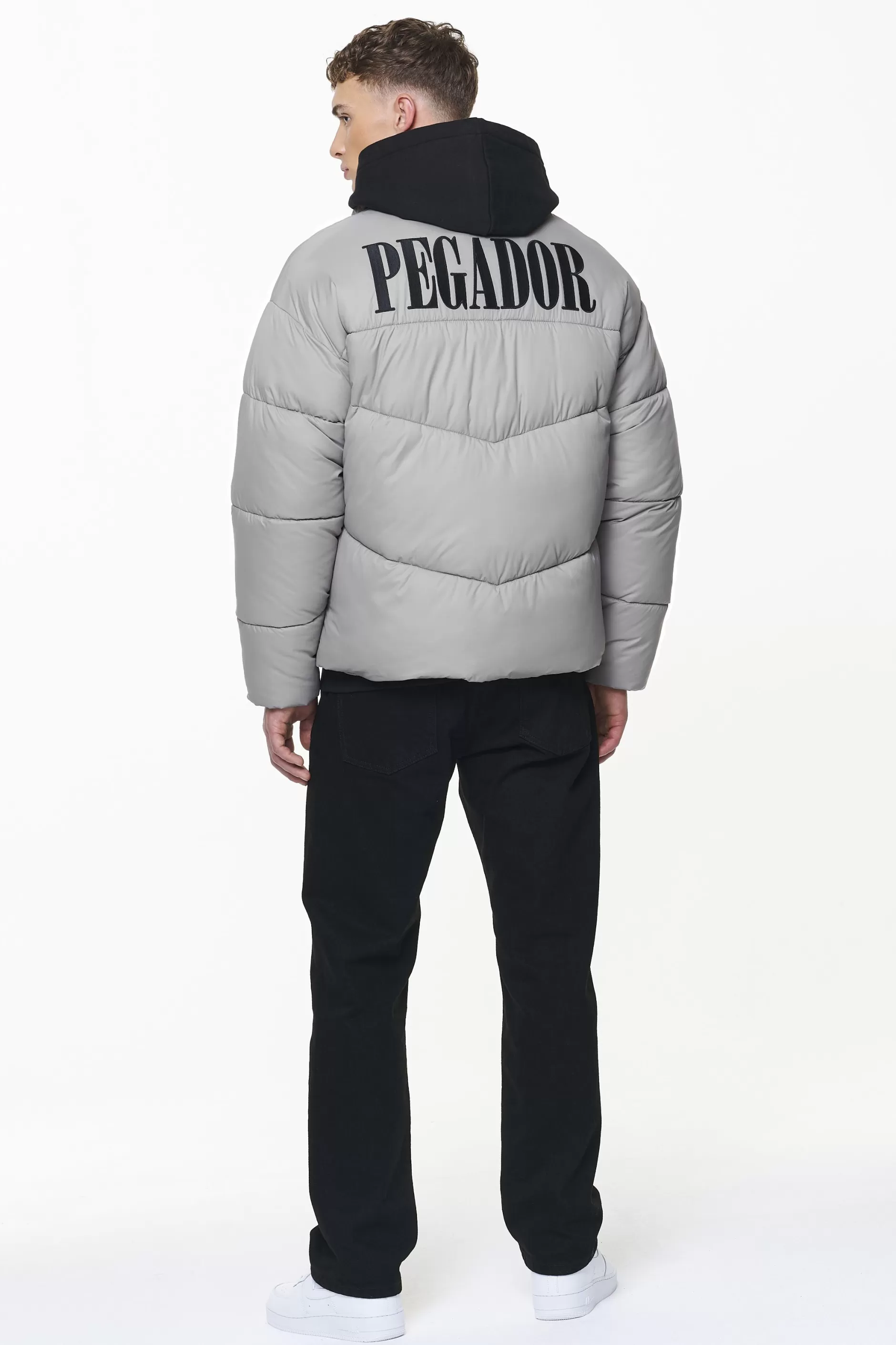 Cheap Pegador Spiller Puffer Jacket Rock Grey