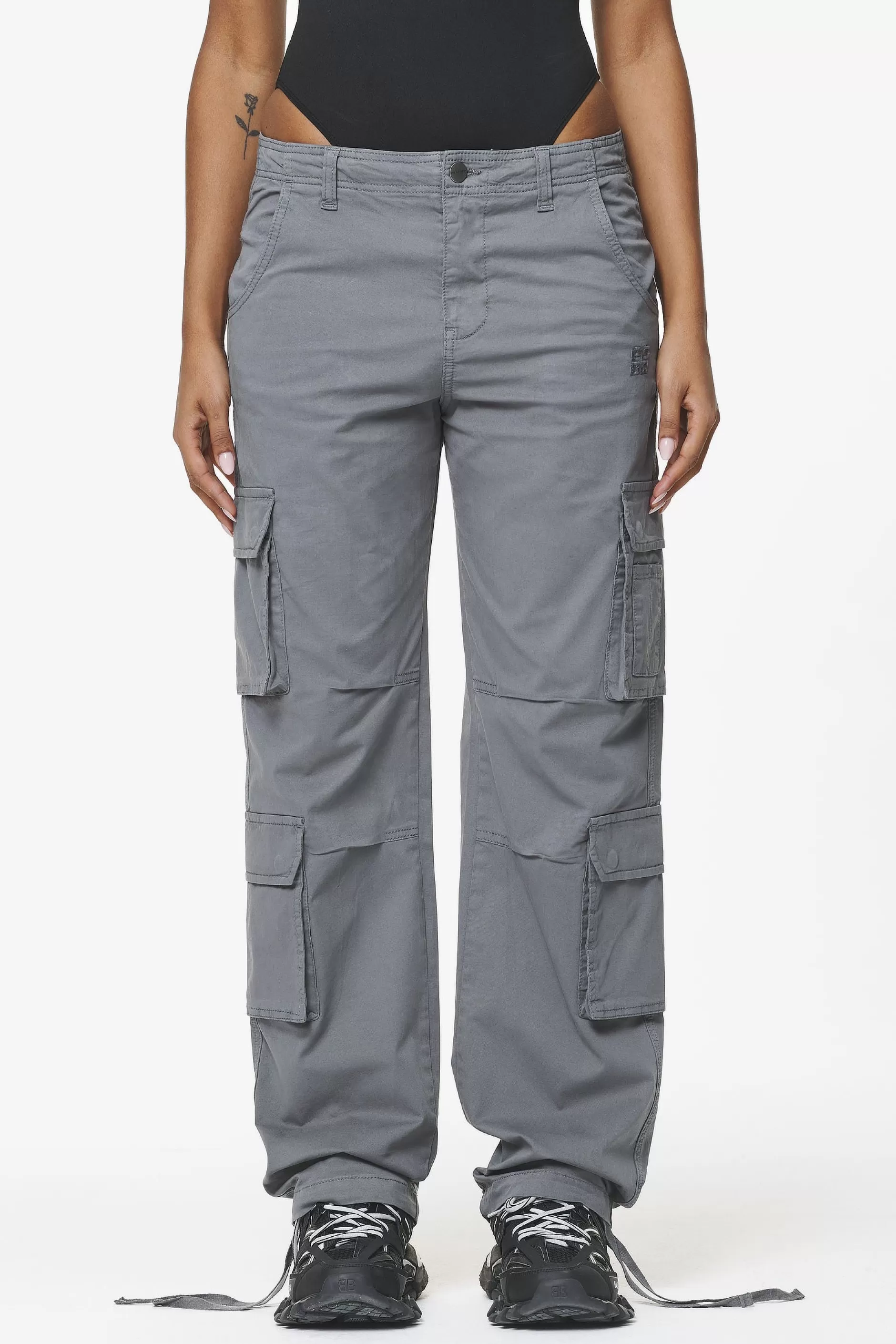 New Pegador Tanum Wide Cargo Pants Anthracite Grey