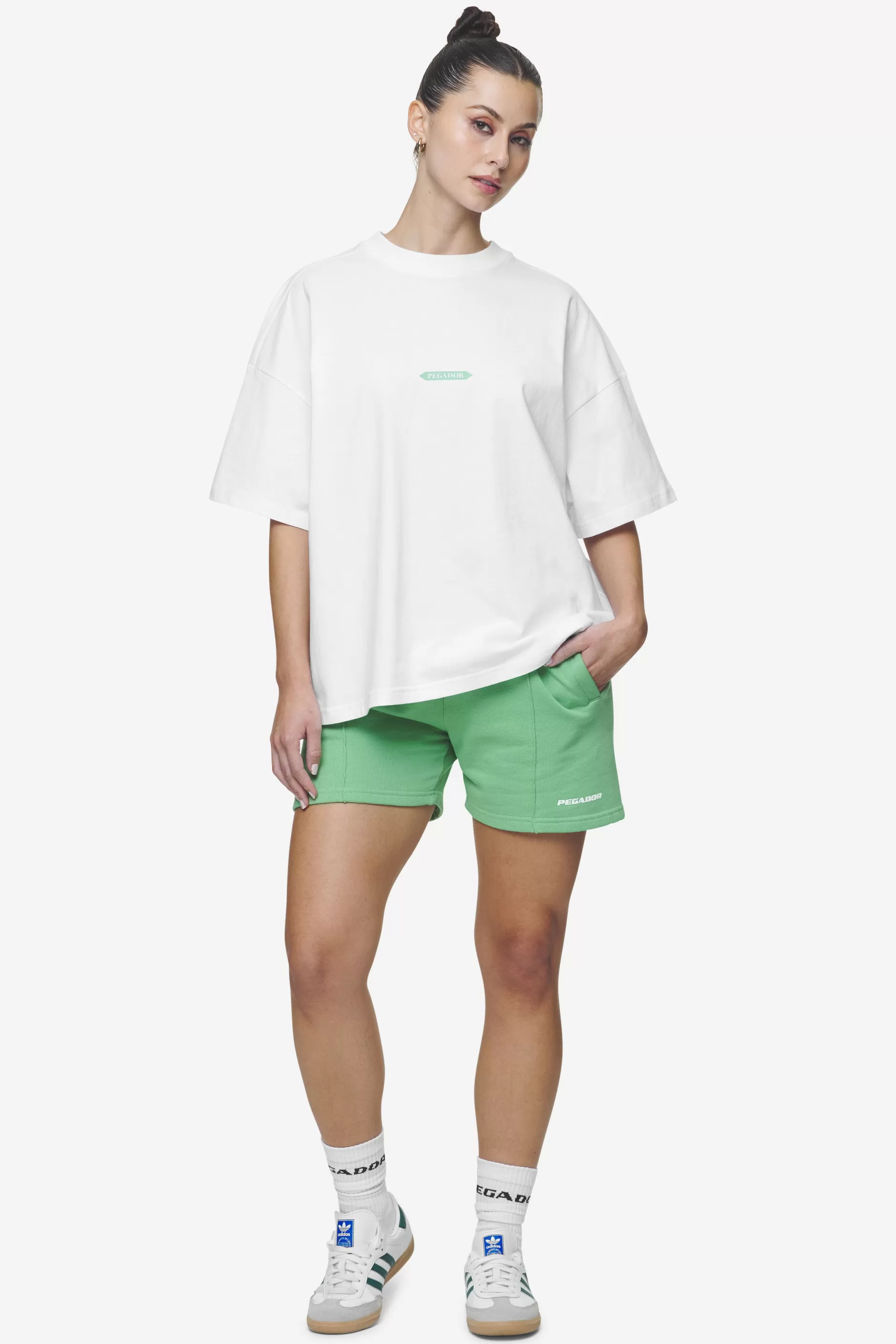 Outlet Pegador Tia Heavy Oversized Tee White