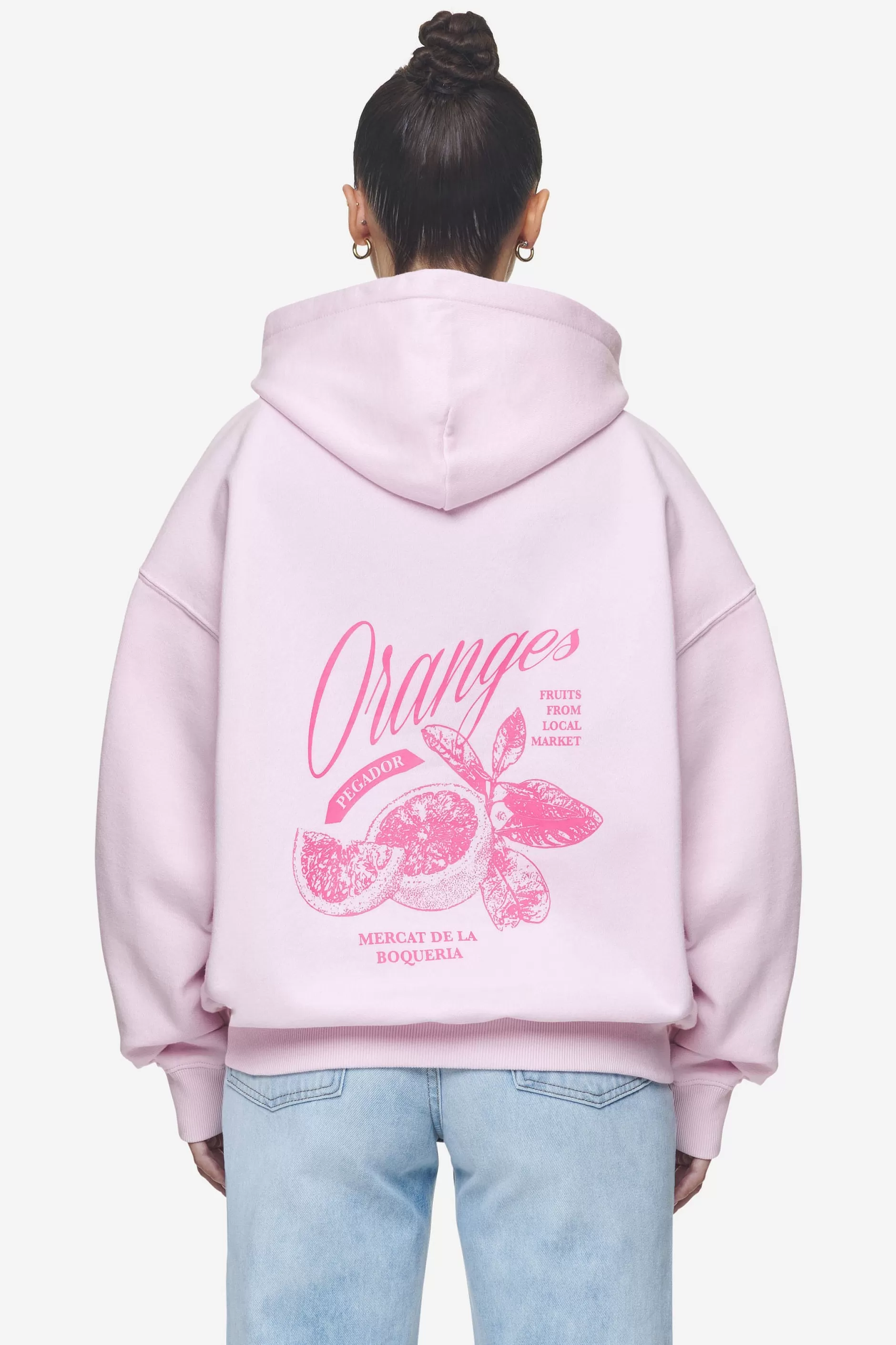 Hot Pegador Tia Oversized Hoodie Washed Bubblegum