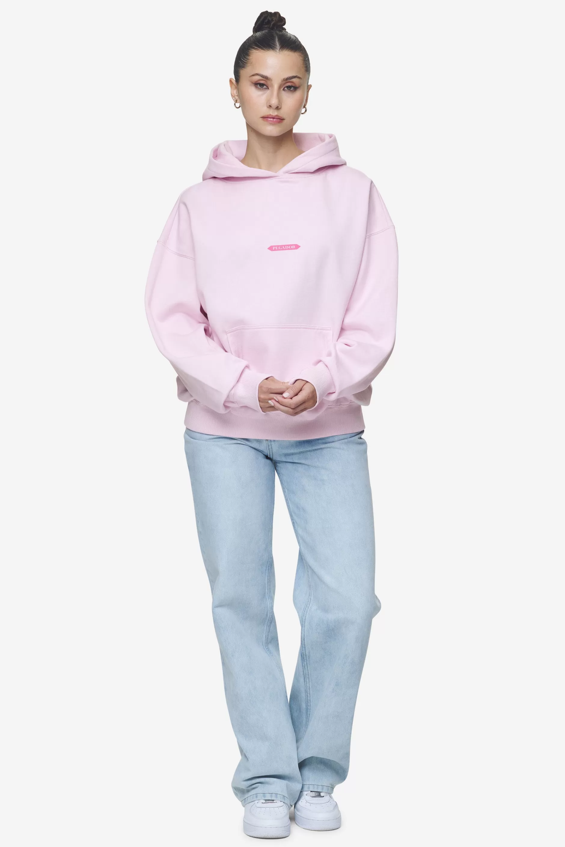 Hot Pegador Tia Oversized Hoodie Washed Bubblegum