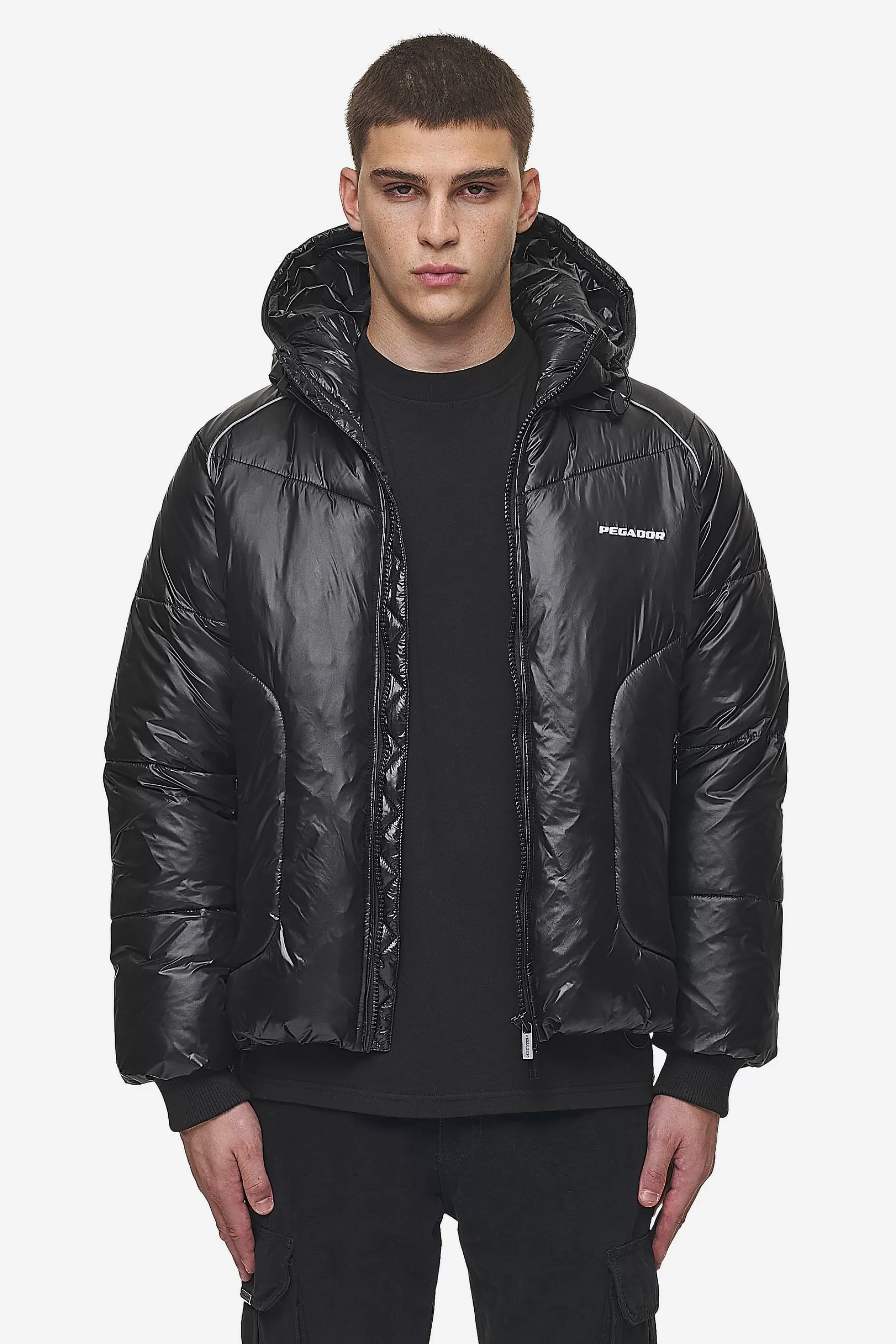 Best Pegador Toby Raglan Puffer Jacket Black