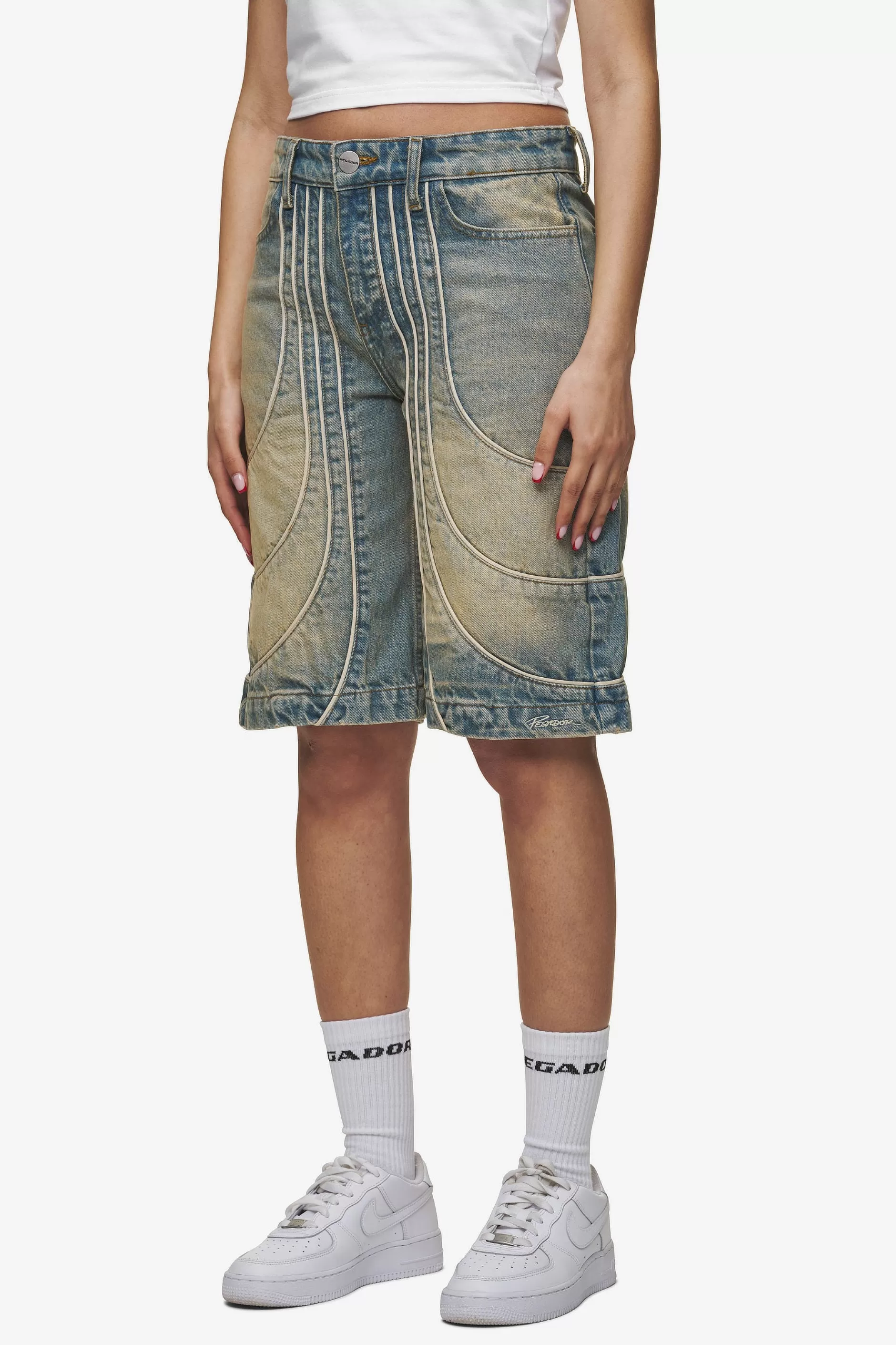 Best Pegador Treasure Jorts Vintage Blue