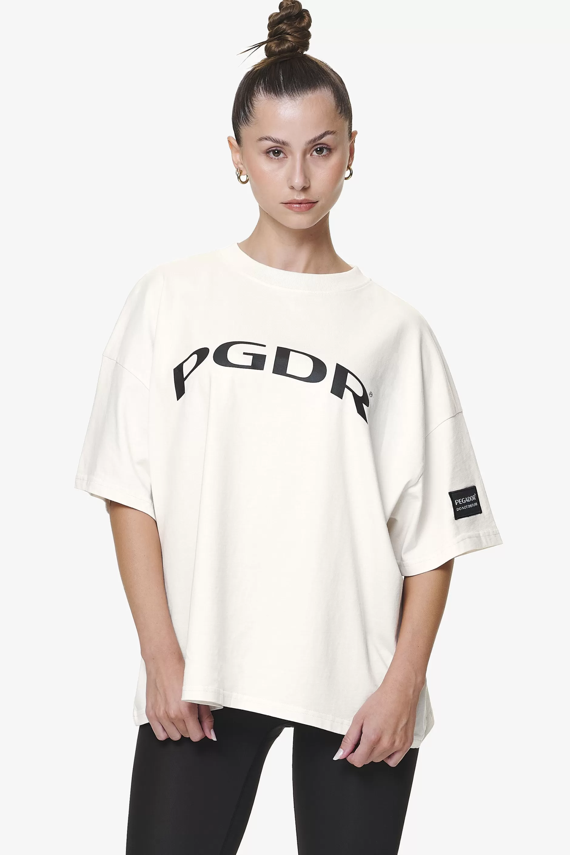 Online Pegador Troms Heavy Oversized Tee Washed Salty Cream