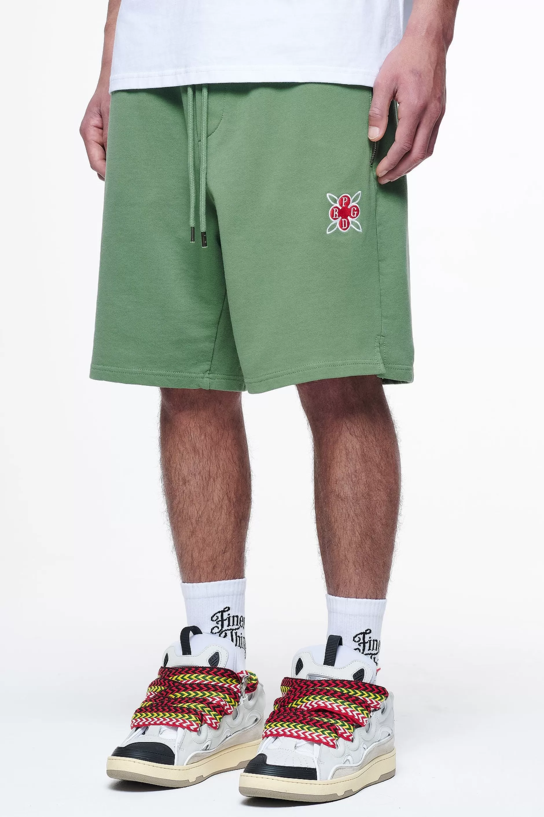 Clearance Pegador Tyler Sweat Shorts Vintage Washed Cypress Green