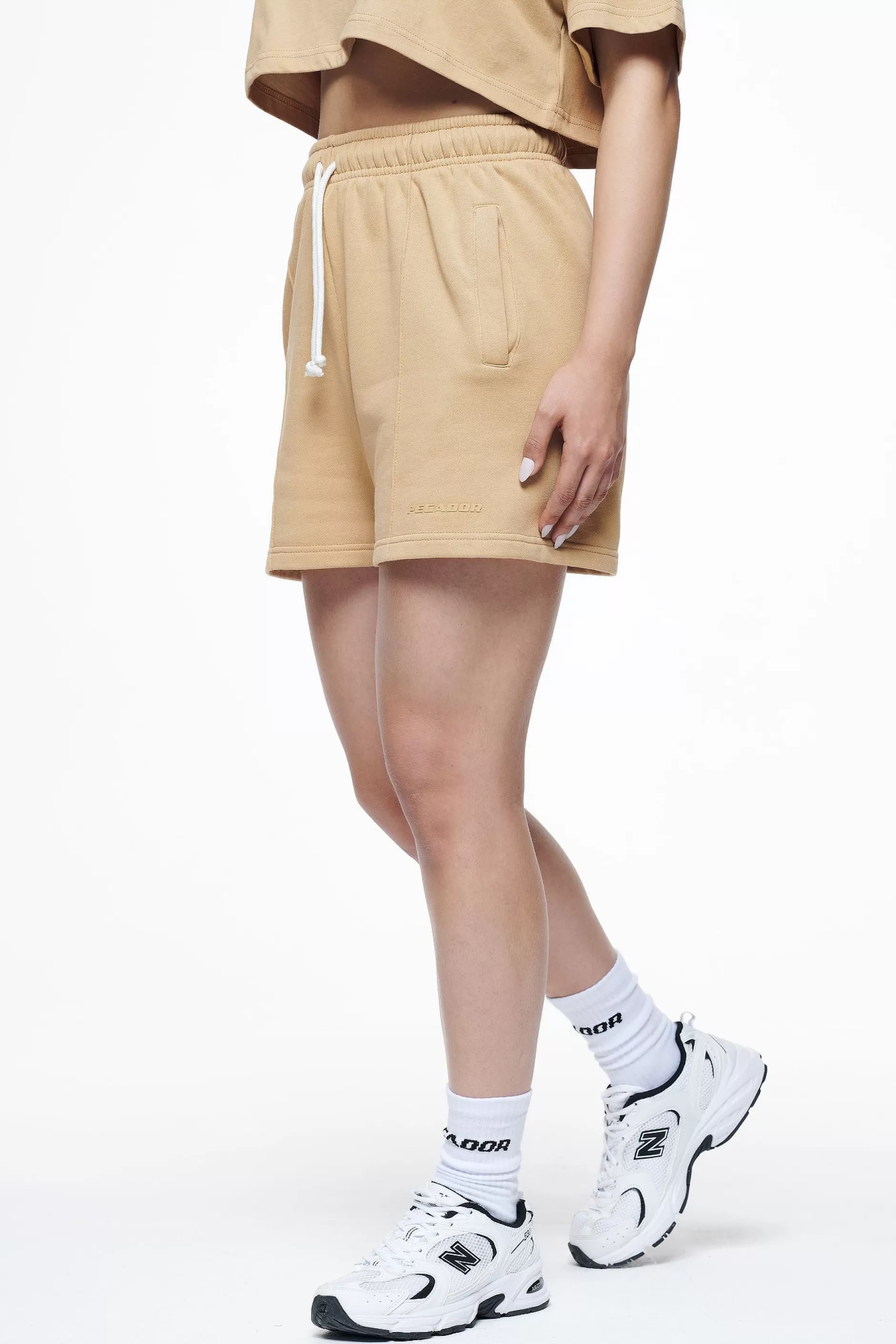 Flash Sale Pegador Umbria High Waisted Shorts Vintage Washed Espresso Gum
