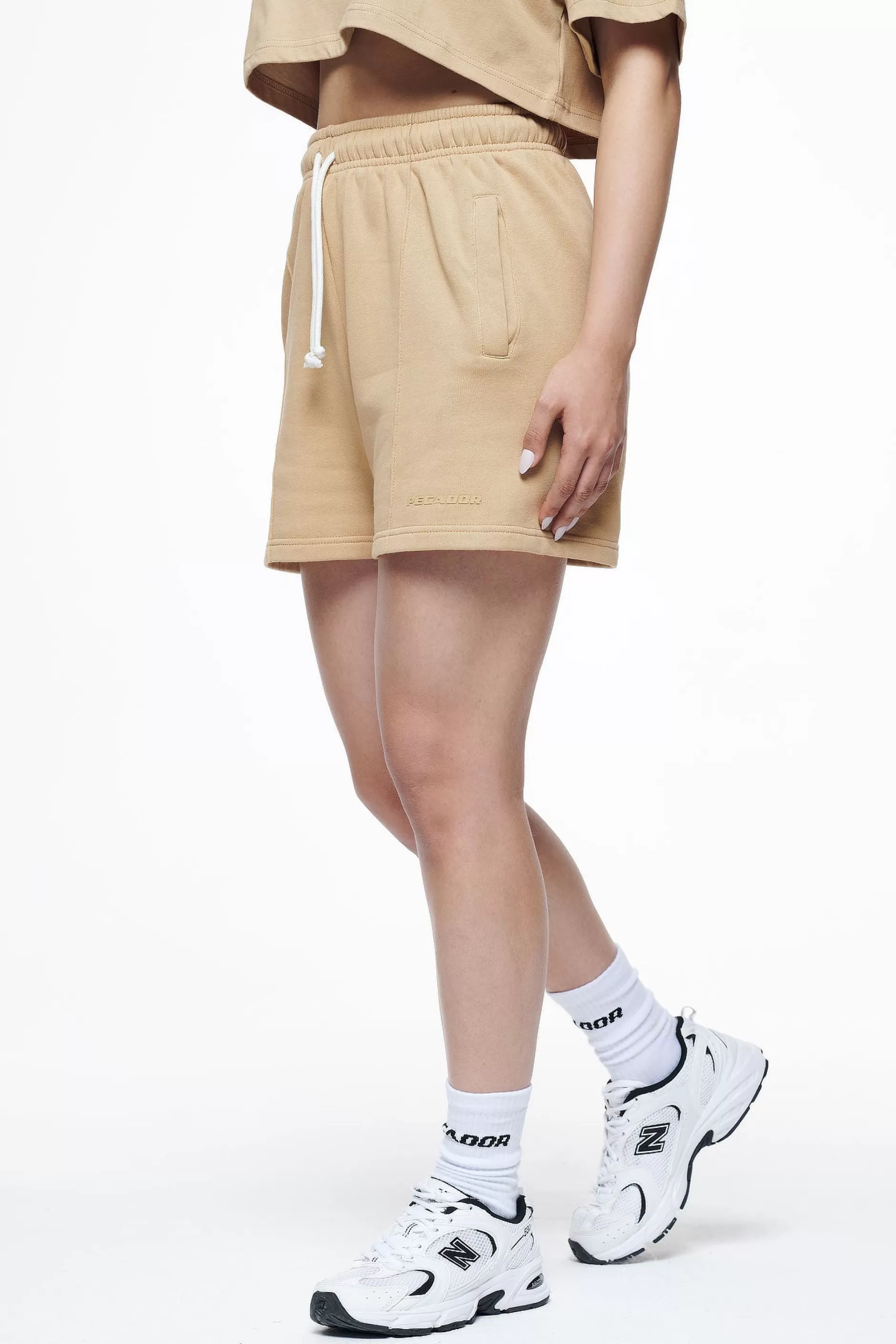 Flash Sale Pegador Umbria High Waisted Shorts Vintage Washed Espresso Gum
