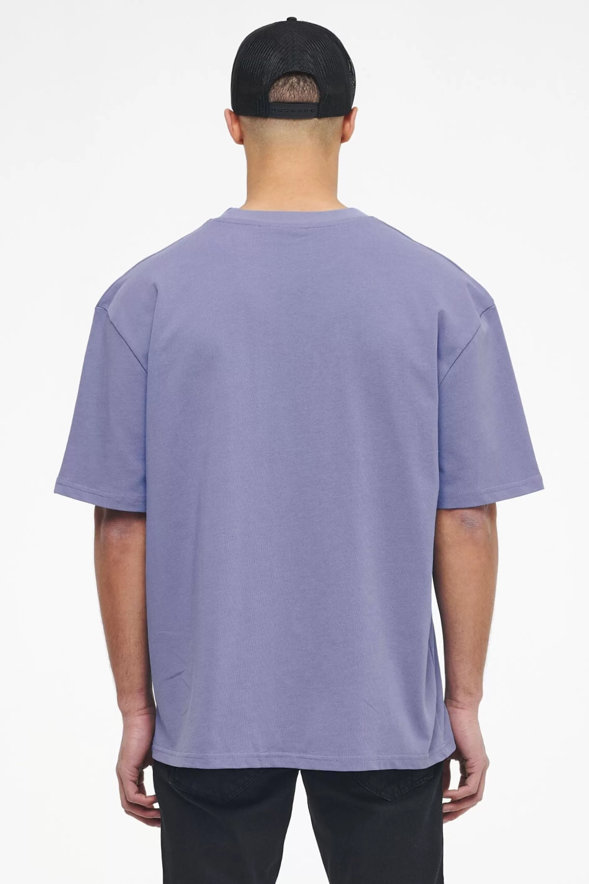 Hot Pegador West Oversized Tee Vintage Washed Magic Violet