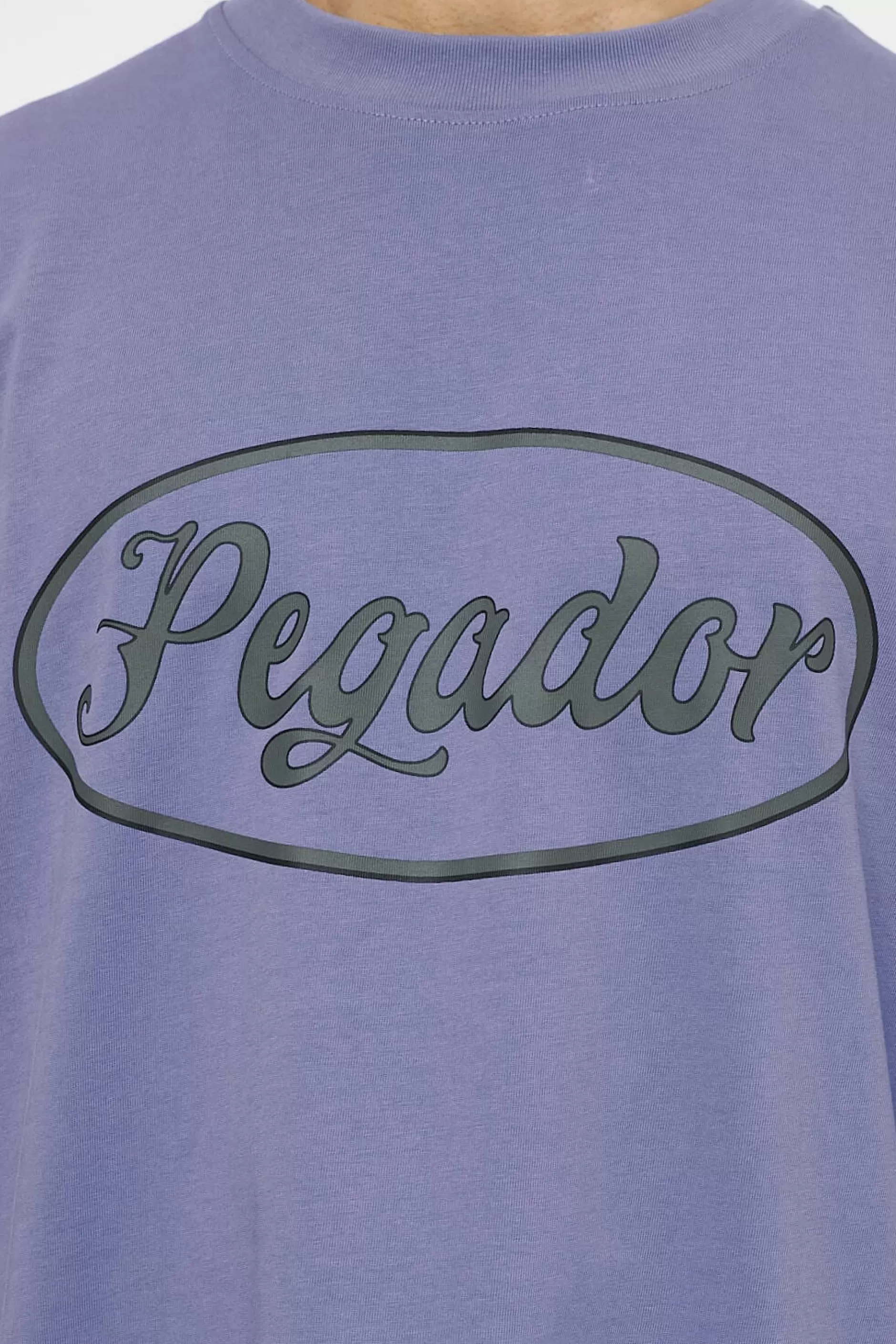 Hot Pegador West Oversized Tee Vintage Washed Magic Violet