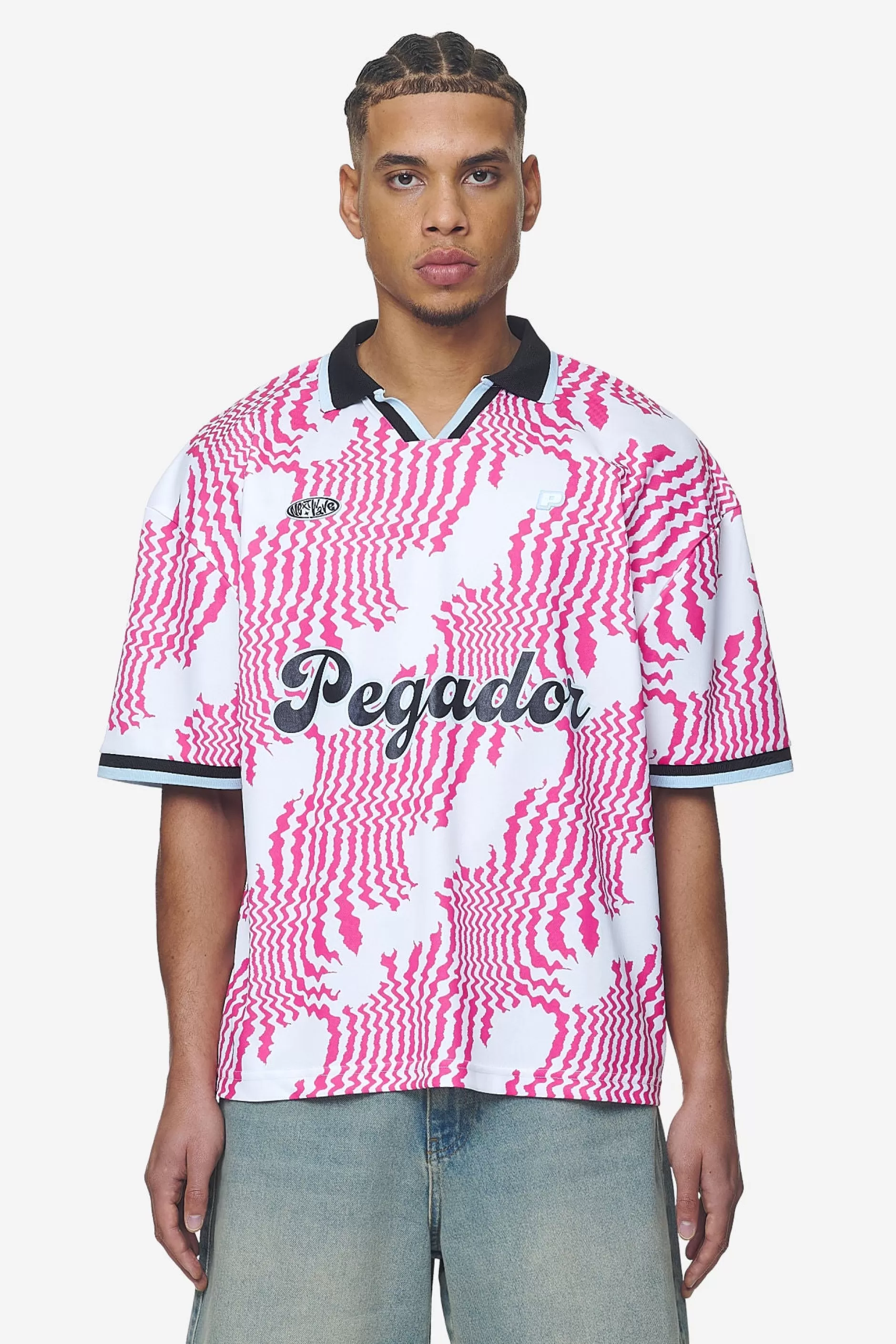 Online Pegador Worden Boxy Trikot White Pink