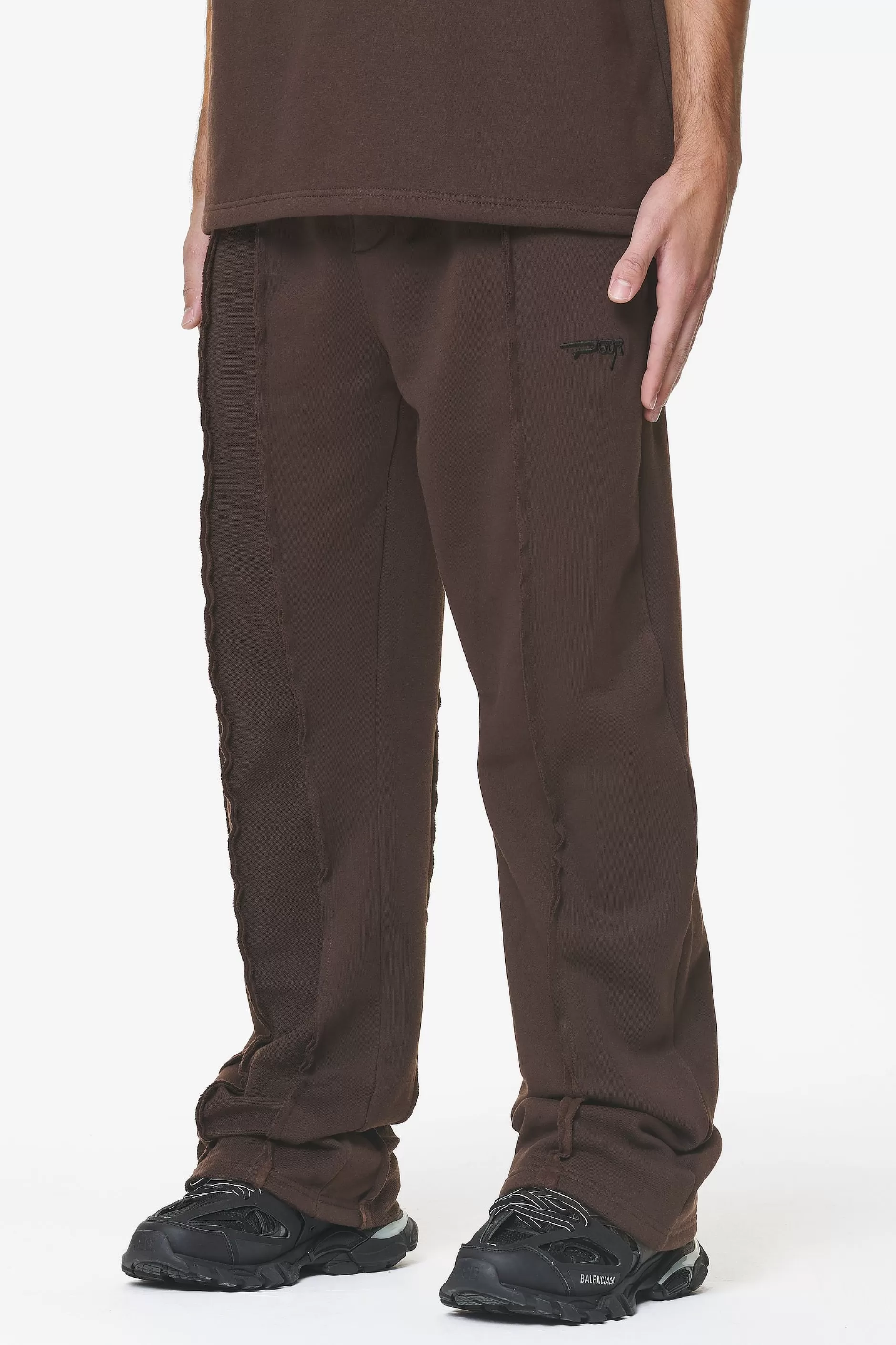 Hot Pegador Wyso Inside Out Terry Sweat Pants Washed Oak Brown