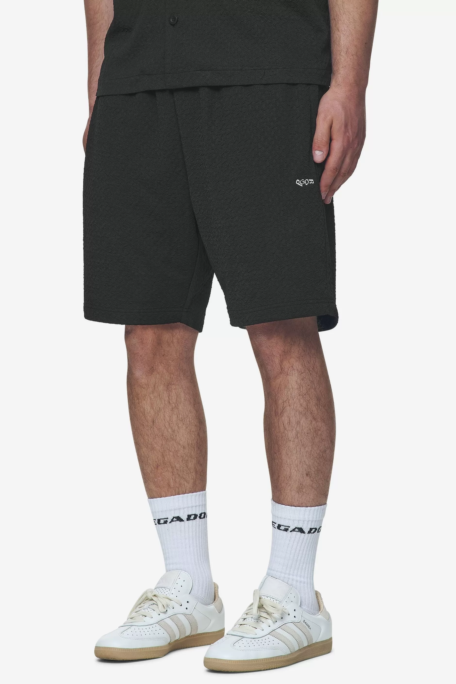 New Pegador Wyton Structured Summer Shorts Black