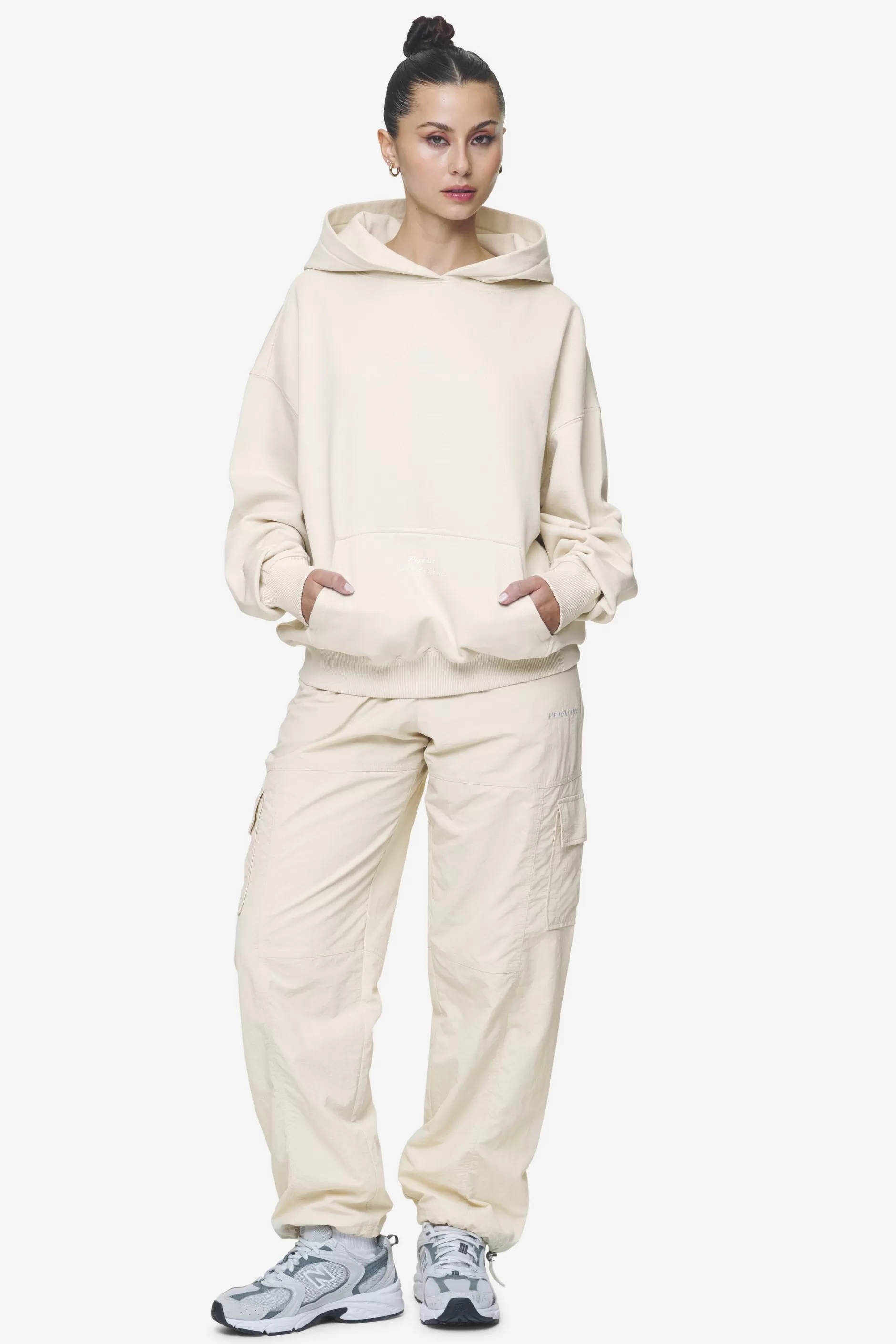 Online Pegador Yebra Oversized Hoodie Washed Coast Sand